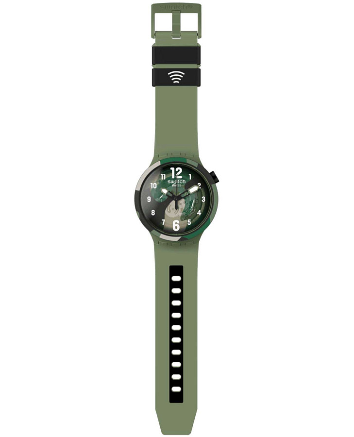 Часы Swatch Big Bold Biosourced Swatch Pay! SB05G108-5300 — пластик, Швейцария