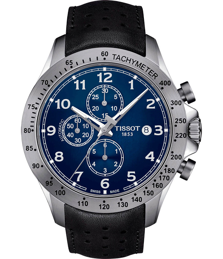 Часы Tissot V8 Automatic Chronograph T106.427.16.042.00 — мужские, синий