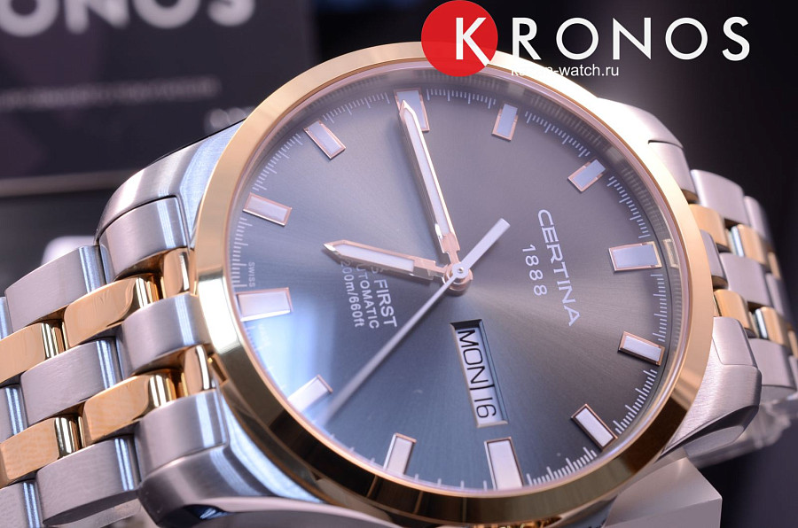 Часы Certina DS First C014.407.22.081.00 — механические, сталь металл
