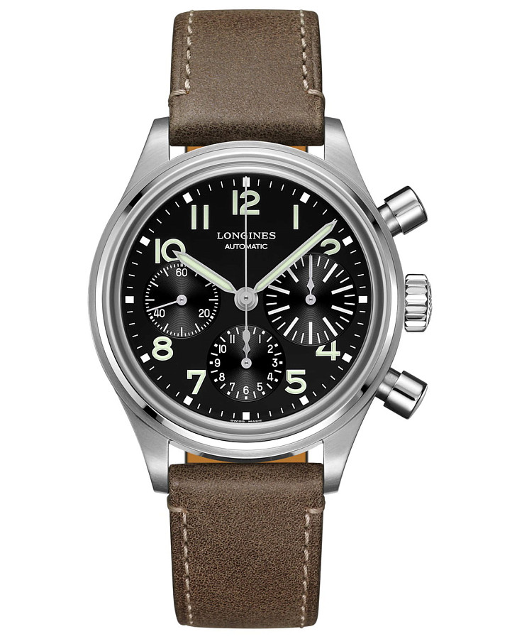 Часы Longines Avigation Big Eye L2.816.4.53.2 — мужские, черный