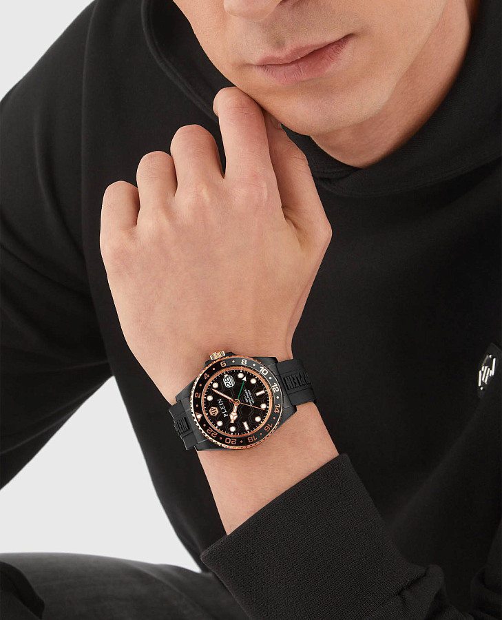 Часы Philipp Plein GMT-I Challenger PWYBA0823 — кварцевые, металл сталь