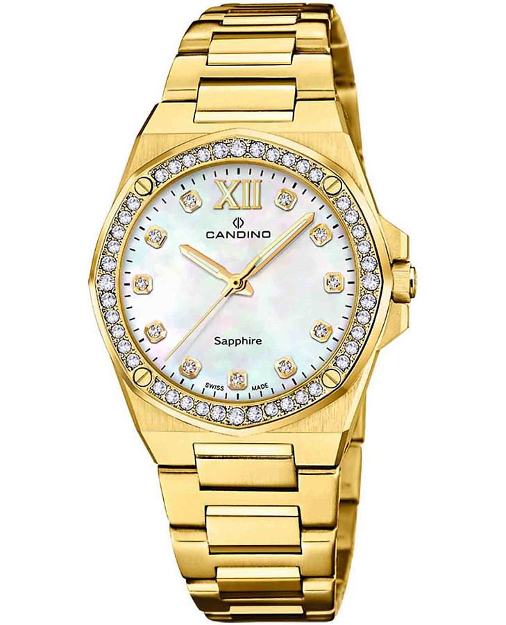 Часы Candino Lady Elegance Date C4755/1 — женские, перламутровый