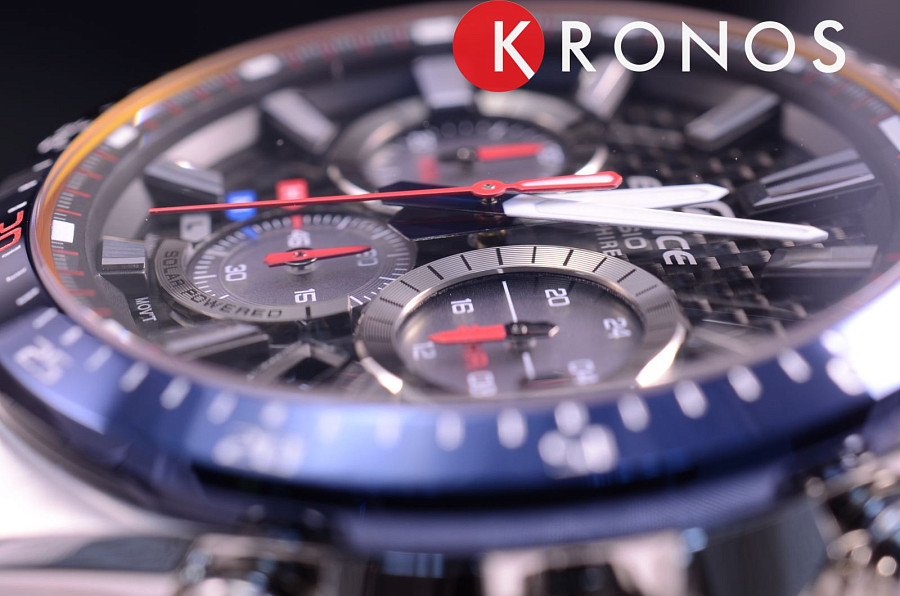 Часы Casio Edifice EFS-S520TR-1A — кварцевые, сталь металл