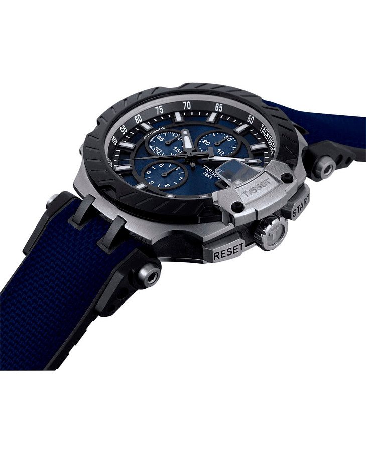 Часы Tissot T-Race Automatic Chronograph T115.427.27.041.00 — сталь металл, Швейцария