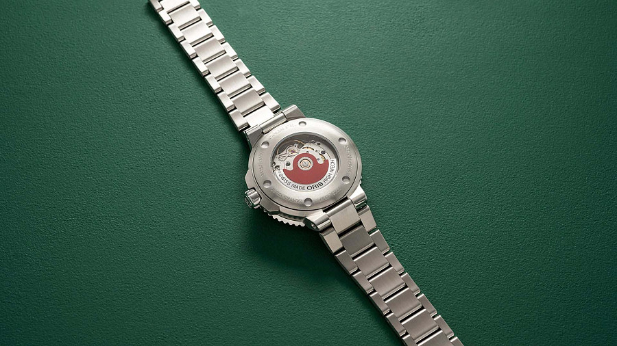 Часы Oris Aquis Oris X Bracenet 01 733 7770 4137-07 8 18 05P — нержавеющая сталь, женские