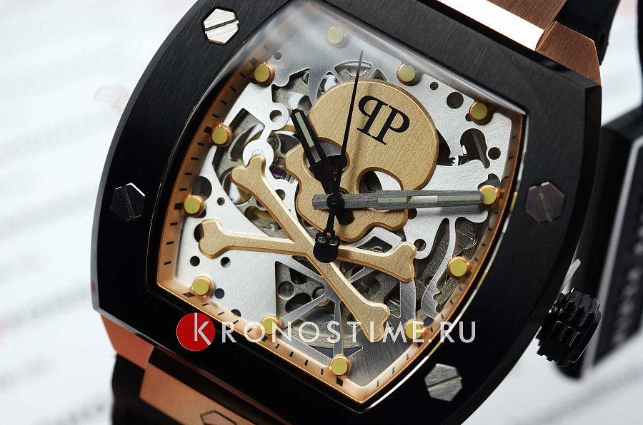 Часы Philipp Plein The Skeleton PWBAA0121 — силикон, мужские