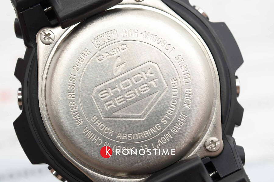 Часы Casio G-Shock AWR-M100SCT-1A — артикул AWR-M100SCT-1A, мужские