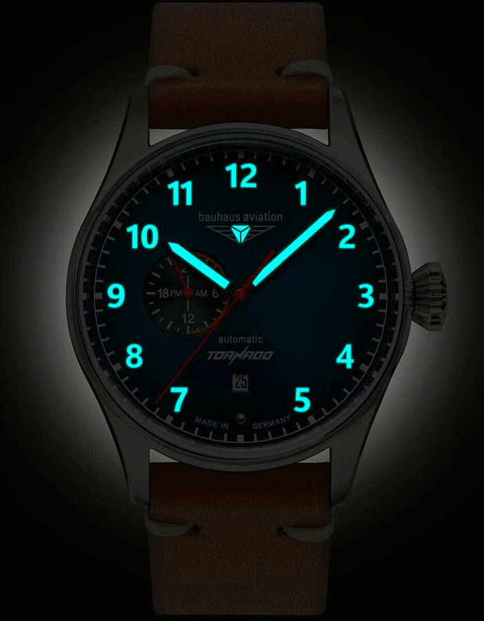 Часы Bauhaus Aviation 27643 — сталь металл, Германия