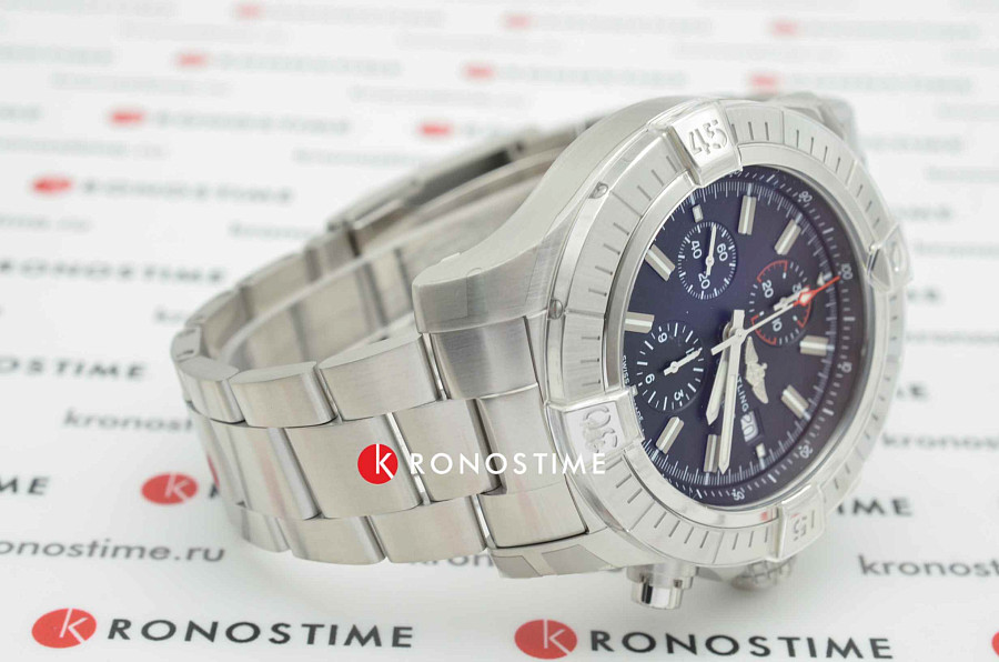 Часы Breitling Super Avenger Chronograph 48 A13375101B1A1 — мужские, нержавеющая сталь