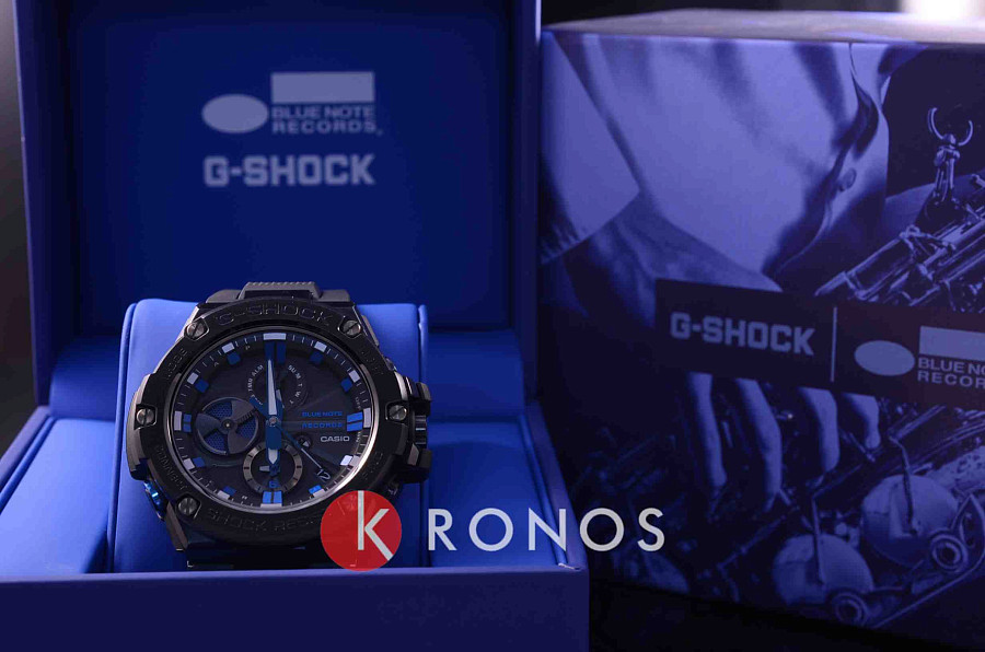 Часы Casio G-Shock GST-B100BNR-1A — электронные, Япония, мужские