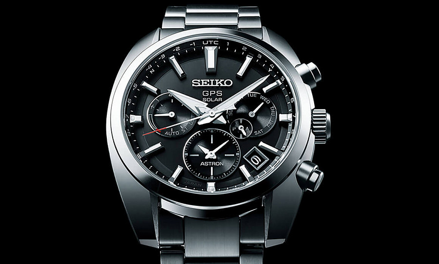 Часы Seiko Astron GPS Solar SSH021J1 — сталь металл, Япония