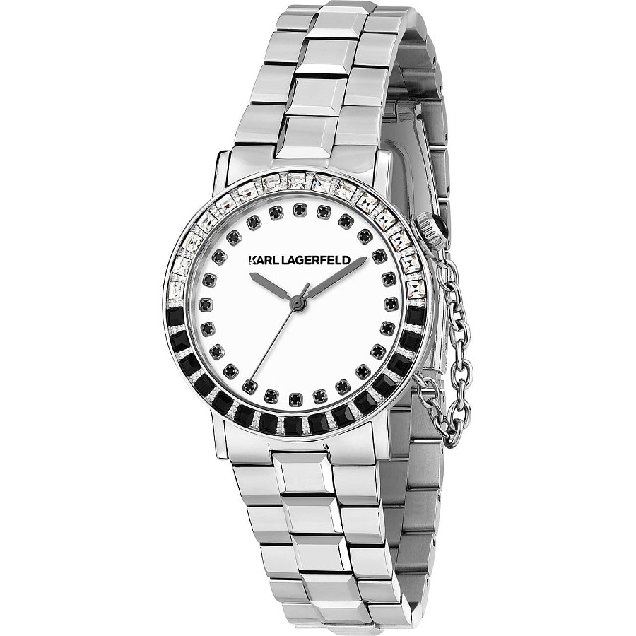 Часы Karl Lagerfeld Crystals R0553100501 — женские, белый
