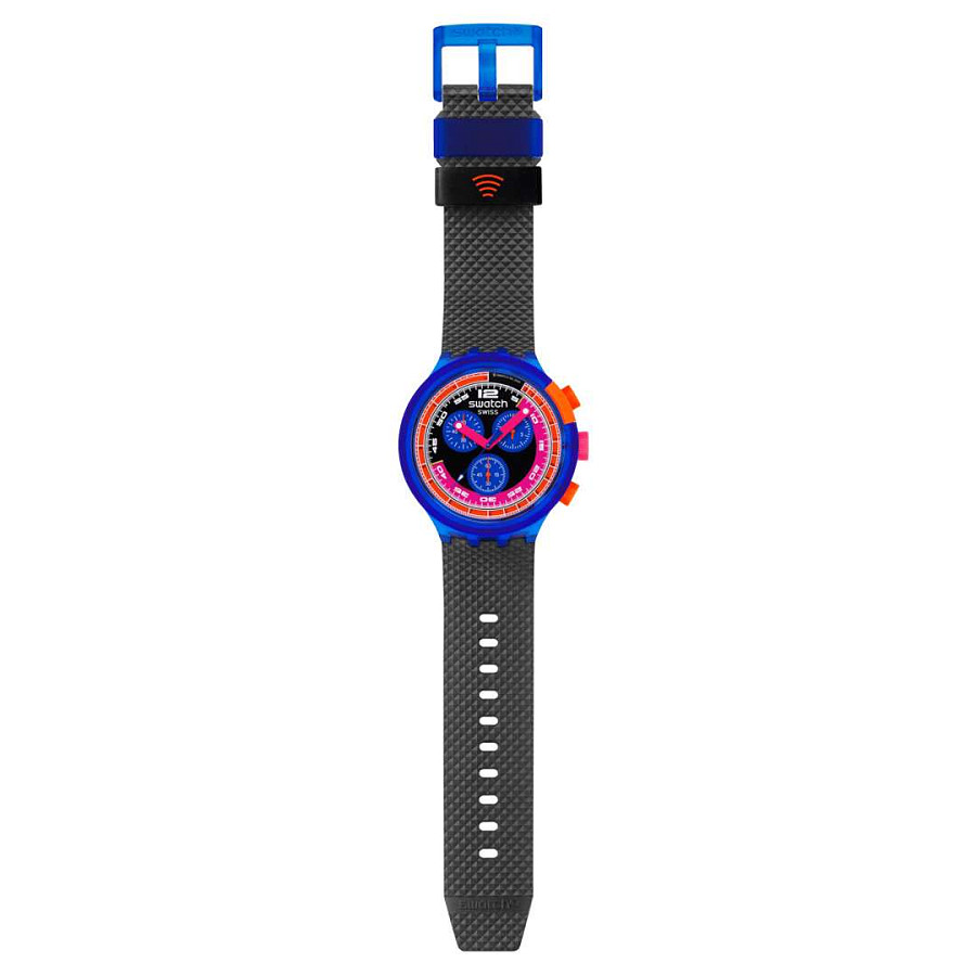 Часы Swatch Big Bold Chrono Biosourced Pay! SB06N101-5300 — кварцевые, пластик