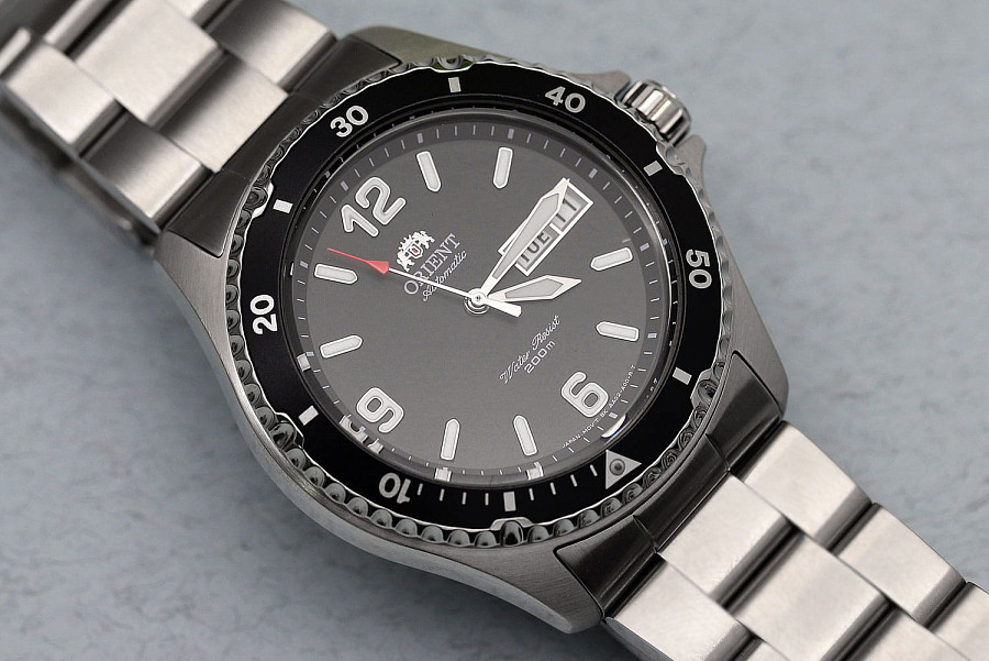 Часы Orient Diving Sports Automatic AA02001B — черный, металл сталь