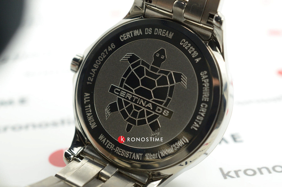 Часы Certina DS Dream C021.210.44.086.00 — серый, титан