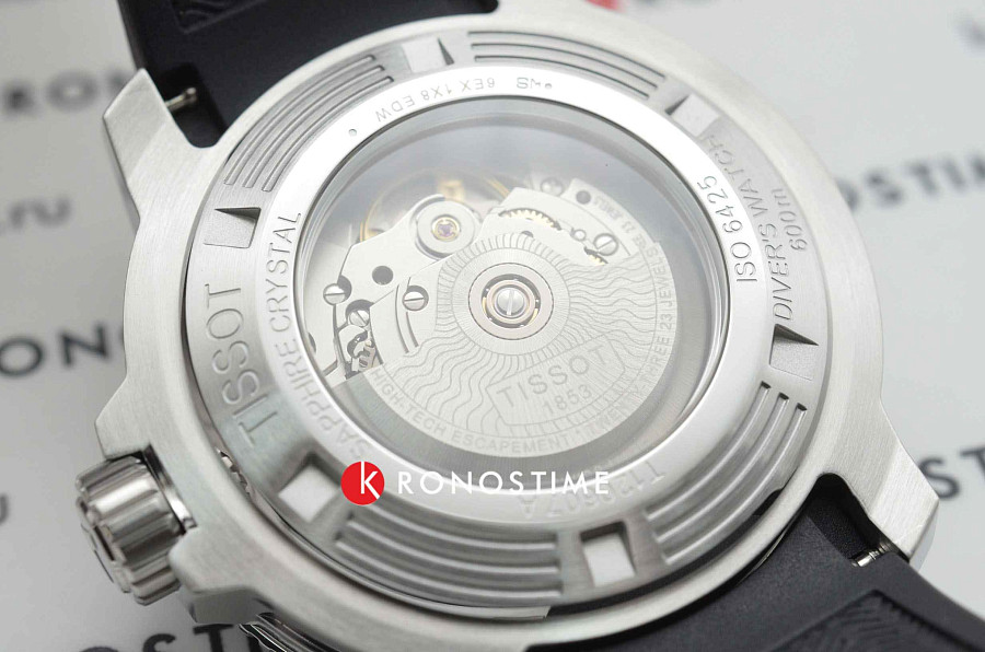 Часы Tissot Seastar 2000 Professional Powermatic 80 T120.607.17.441.00 — сталь металл, каучук