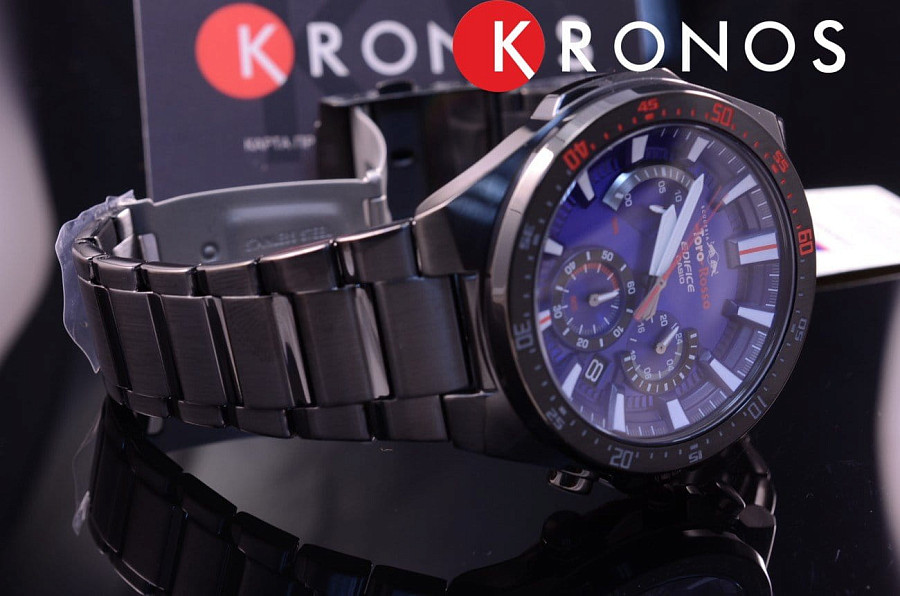Часы Casio Edifice EFR-563TR-2A — кварцевые, сталь металл