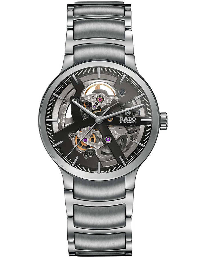Часы Rado Centrix Automatic Open Heart R30179113 — мужские, серебристый