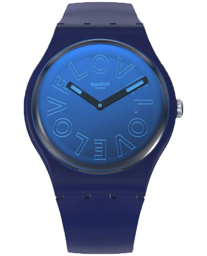 Часы Swatch New Gent Biosourced SO29N107 — женские, синий