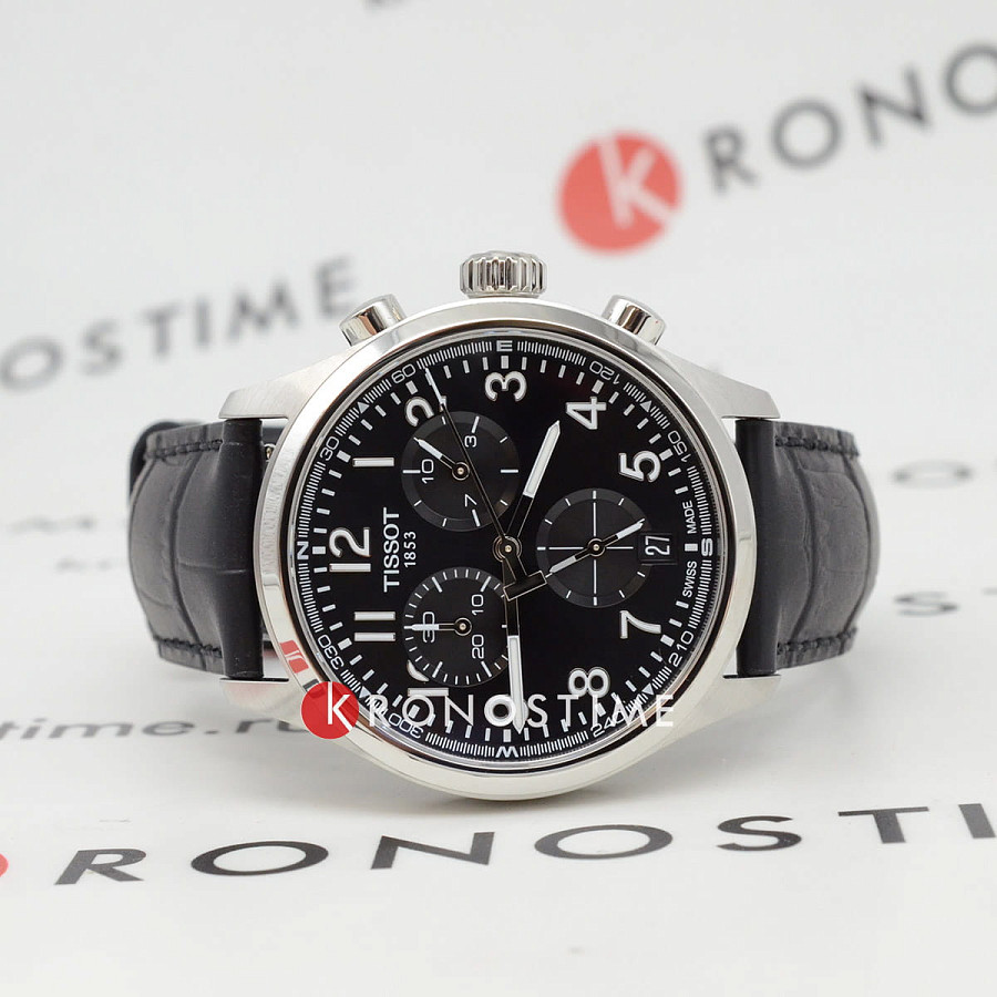 Часы Tissot Chrono L 42mm T116.417.16.052.00 — кварцевые, металл сталь