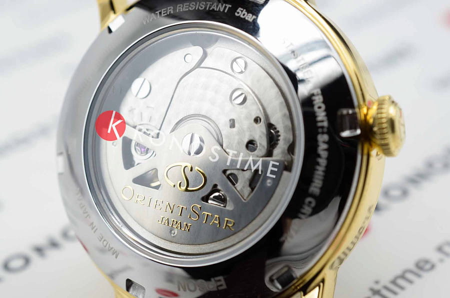 Часы Orient Star RE-AU0001S — мужские, кожаный