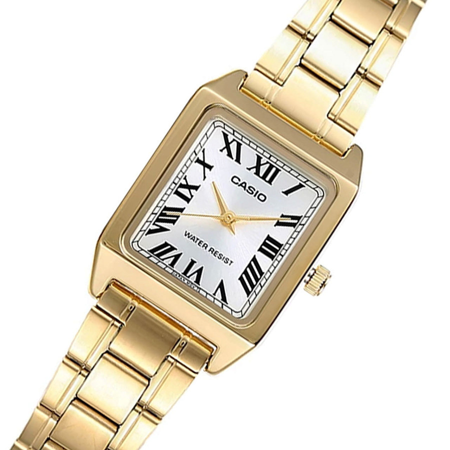 Часы Casio Collection LTP-V007G-9B — женские, нержавеющая сталь с ip-покрытием