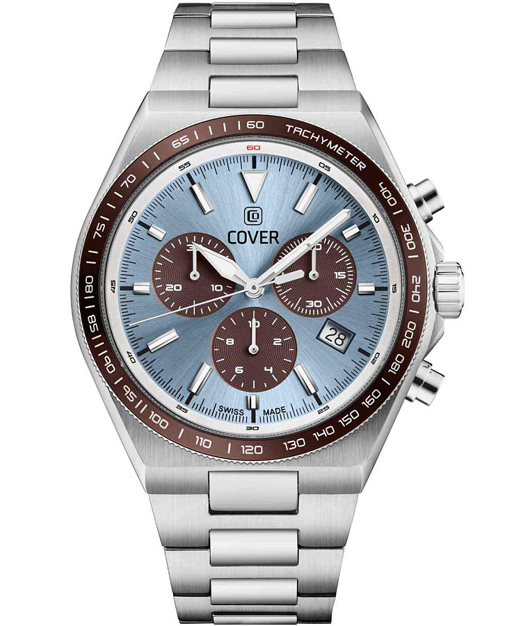 Часы Cover Iconosteel CO212.07 — мужские, голубой