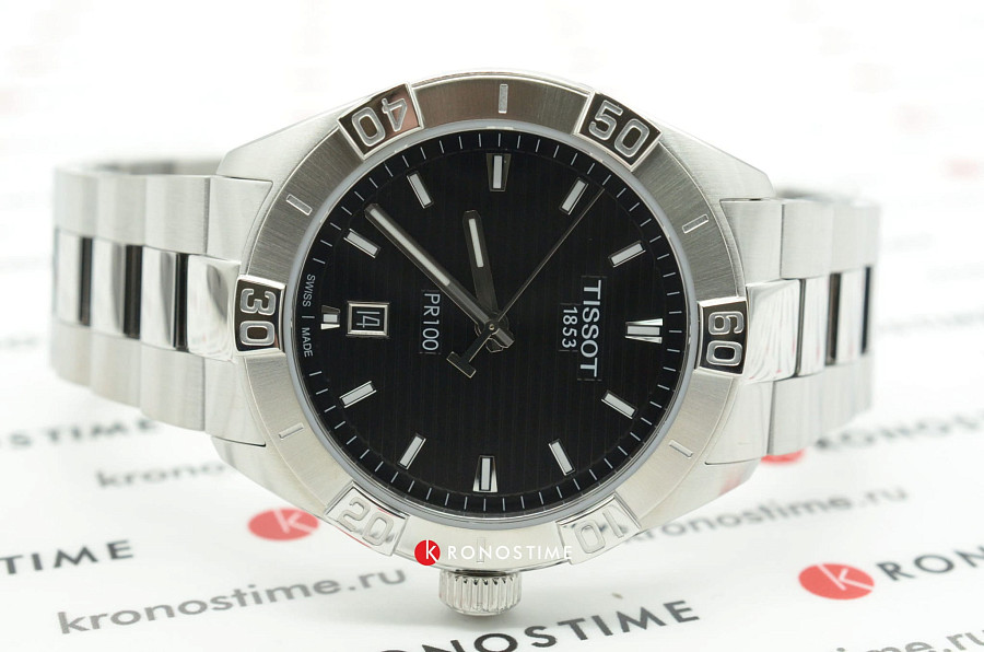Часы Tissot PR 100 Sport Gent T101.610.11.051.00 — черный, сталь металл