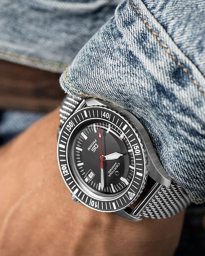 Часы Certina DS PH200M C036.407.11.050.00 — черный, металл алюминий сталь