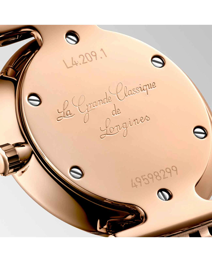 Часы Longines La Grande Classique L4.209.1.90.8 — женские, сталь c pvd покрытием