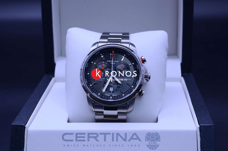 Часы Certina DS Podium Chronograph 1/100 sec C001.647.44.087.00 — артикул C0016474408700