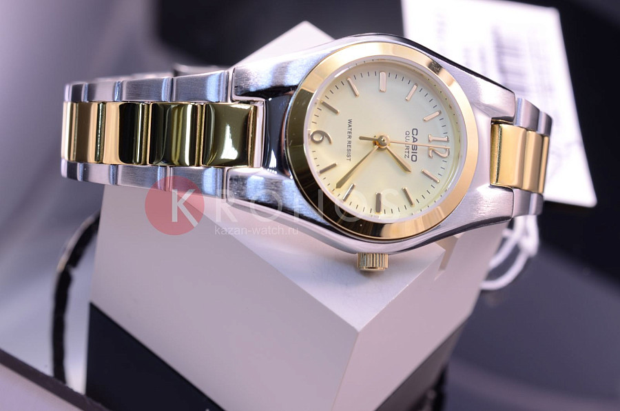 Часы Casio Collection LTP-1280PSG-9A — сталь с ip покрытием, женские