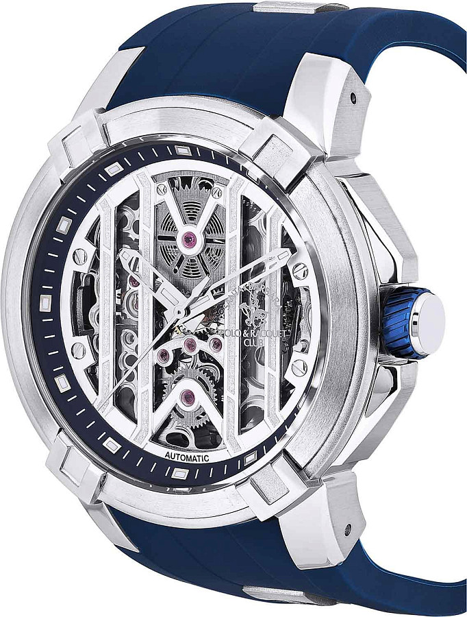 Часы Santa Barbara Polo & Racquet Club Luxury SB.1.10605-2 — механические, сталь металл