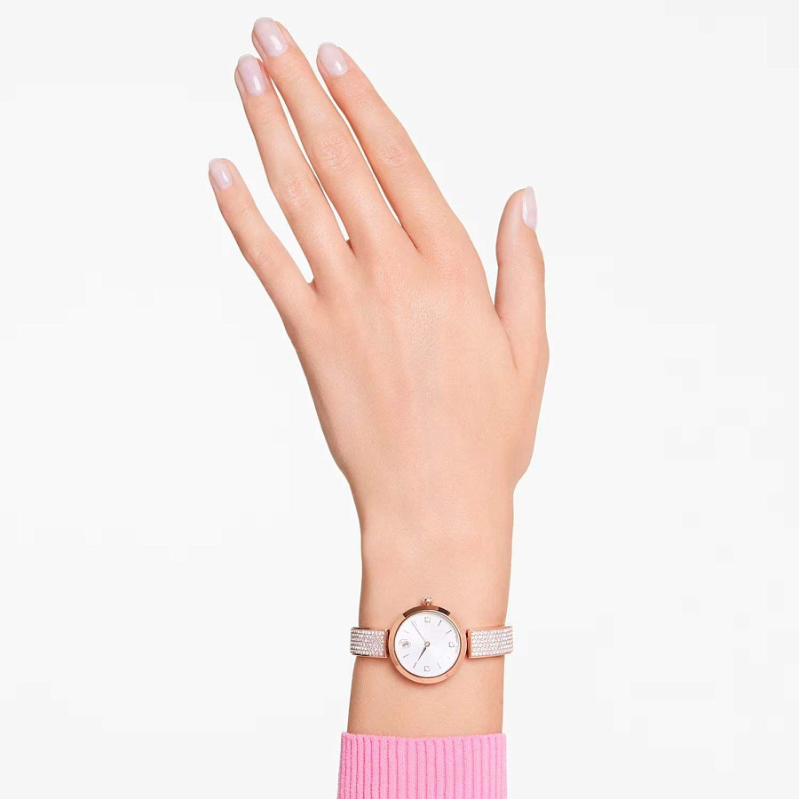Часы Swarovski Illumina 5671202 — кварцевые, металл сталь
