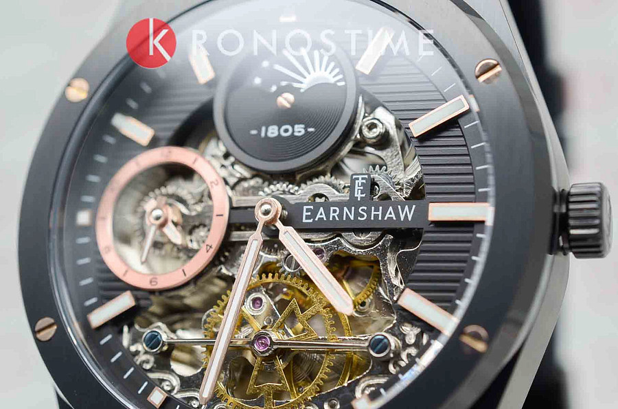 Часы Earnshaw Drake ES-8291-03 — каучук, мужские