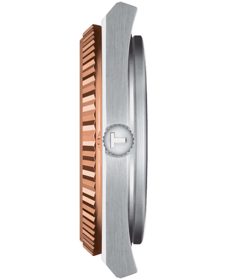 Часы Tissot PRX Powermatic 80 Steel & 18k Gold T931.407.41.031.00 — нержавеющая сталь, мужские