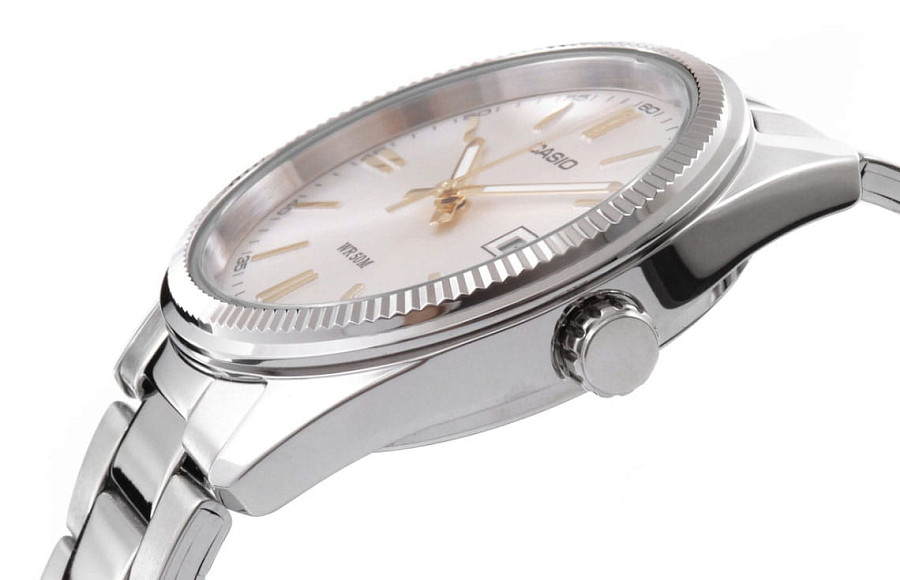 Часы Casio Collection MTP-1302D-7A2VDF (MTP-1302D-7A2) — мужские, серебристый