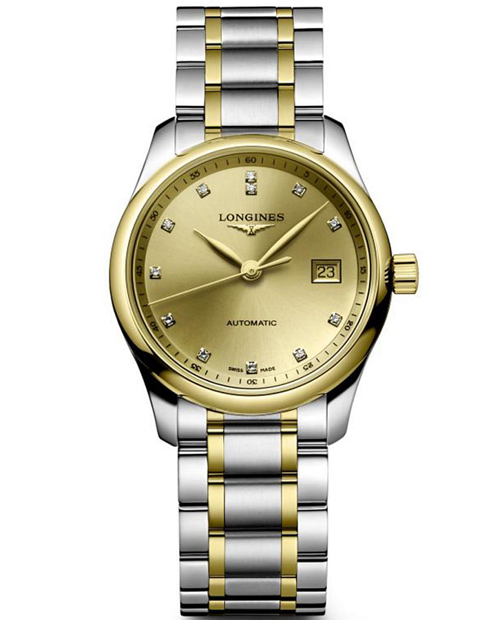 Часы Longines Master L2.257.5.37.7 — женские, золотой