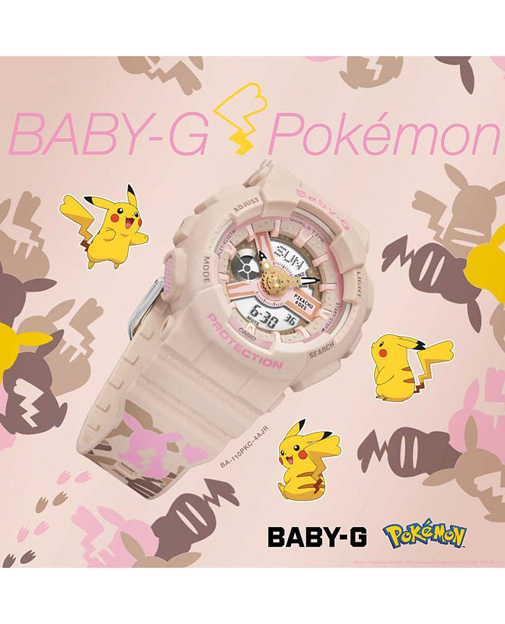 Часы Casio Baby-G BA-110PKC-4A — женские, пластик