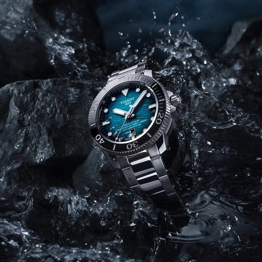 Часы Tissot Seastar 2000 Professional Powermatic 80 T120.607.11.041.00 — мужские, серебристый