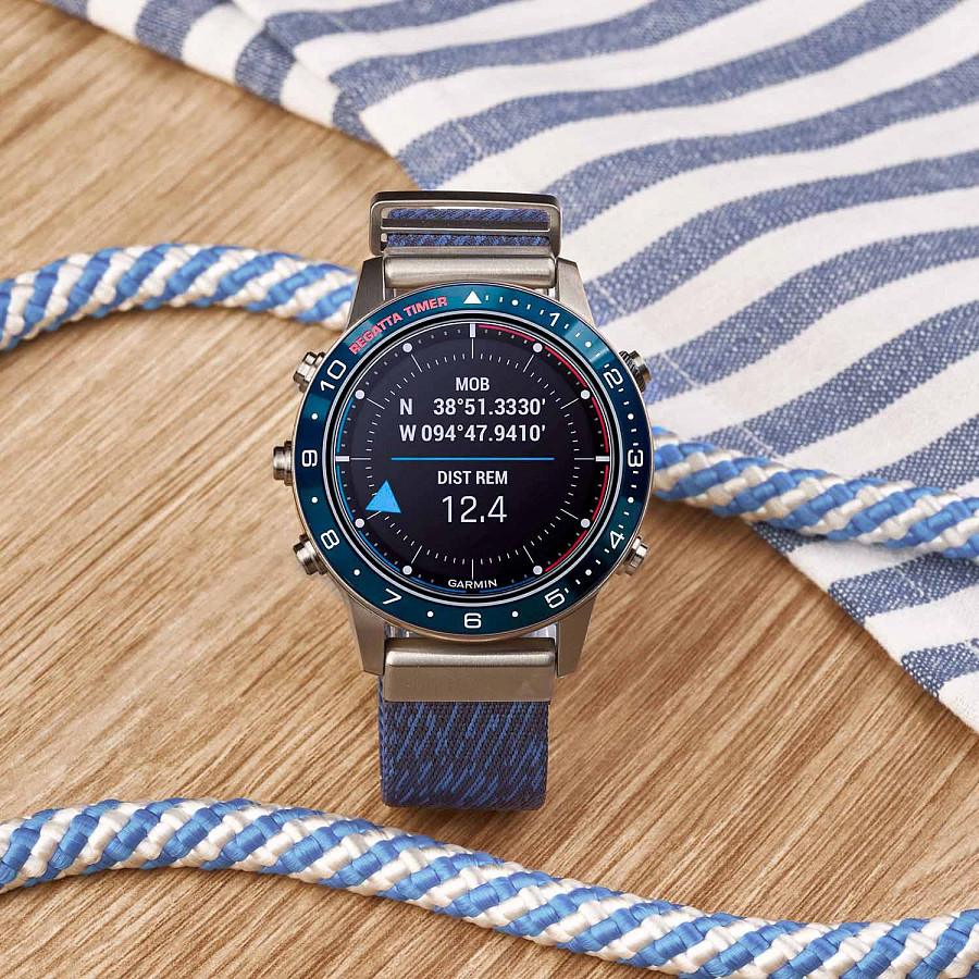 Часы Garmin MARQ Captain 010-02006-07 — цветной, керамика титан