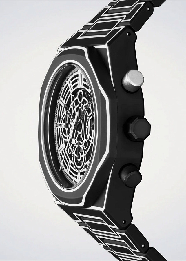 Часы D1 Milano Polychrono PHBJ14 — пластик, мужские
