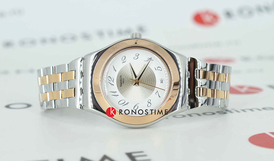 Часы Swatch I Medium Standard YLS454GC — кварцевые, сталь металл