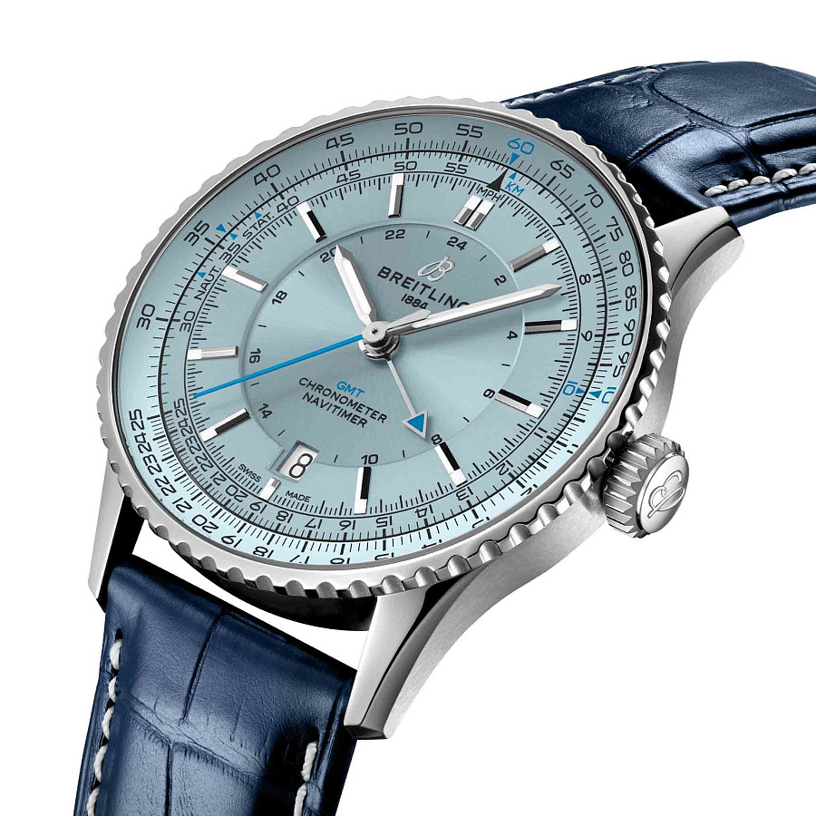 Часы Breitling Navitimer Automatic GMT 41 A32310171C1P1 — механические, сталь