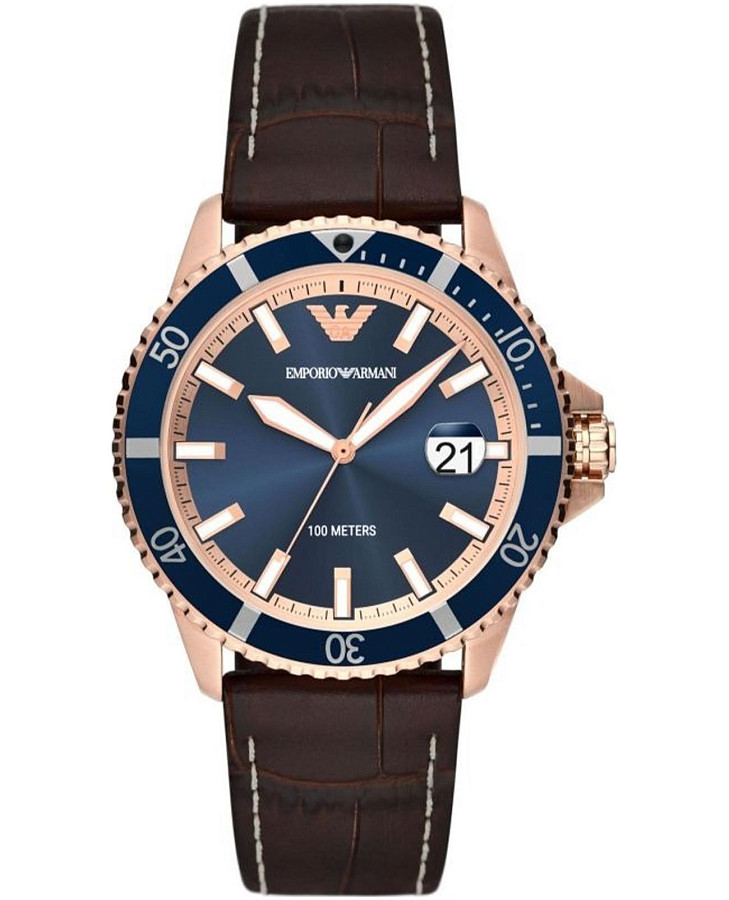 Часы Emporio Armani Diver AR11556 — мужские, синий
