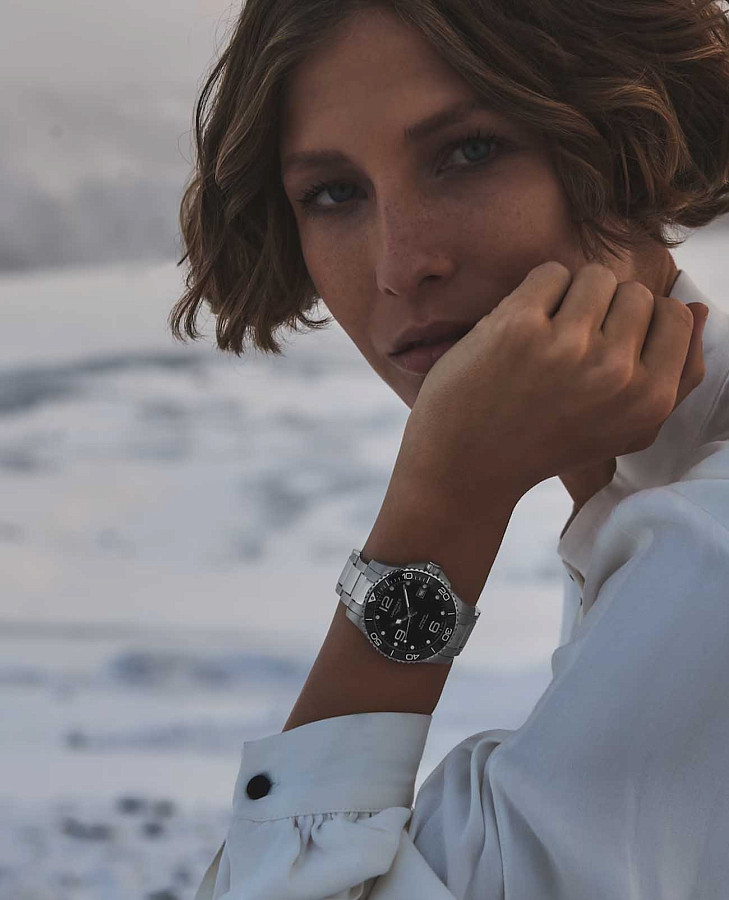 Часы Longines HydroConquest L3.780.4.56.6 — мужские, нержавеющая сталь