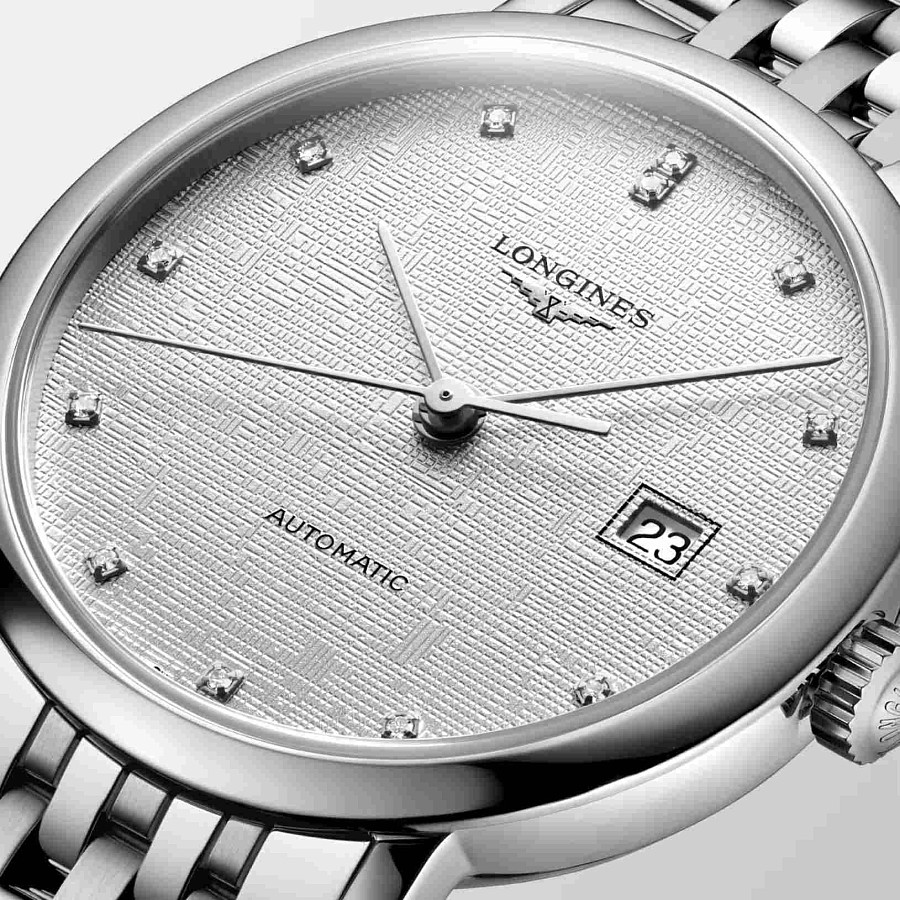 Часы Longines Elegant Collection 29 mm L4.310.4.79.6 — механические, сталь металл