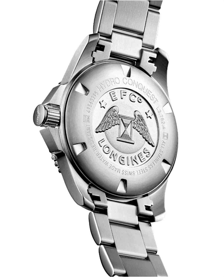 Часы Longines HydroConquest L3.742.4.56.6 — черный, алюминий металл сталь