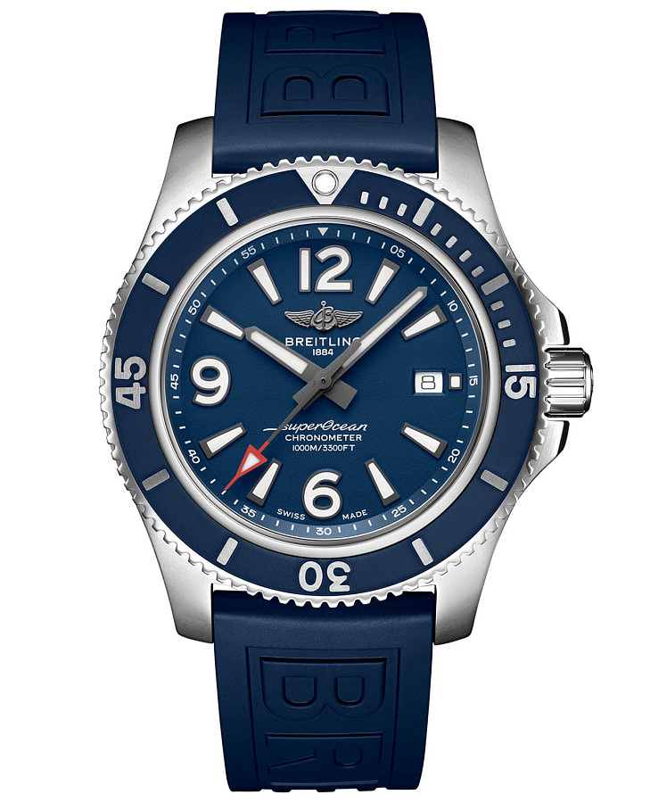 Часы Breitling Superocean Automatic 44 A17367D81C1S2 — мужские, синий