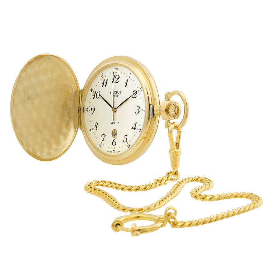 Часы Tissot T-Pocket Savonnette T83.4.553.12 — латунь металл, Швейцария